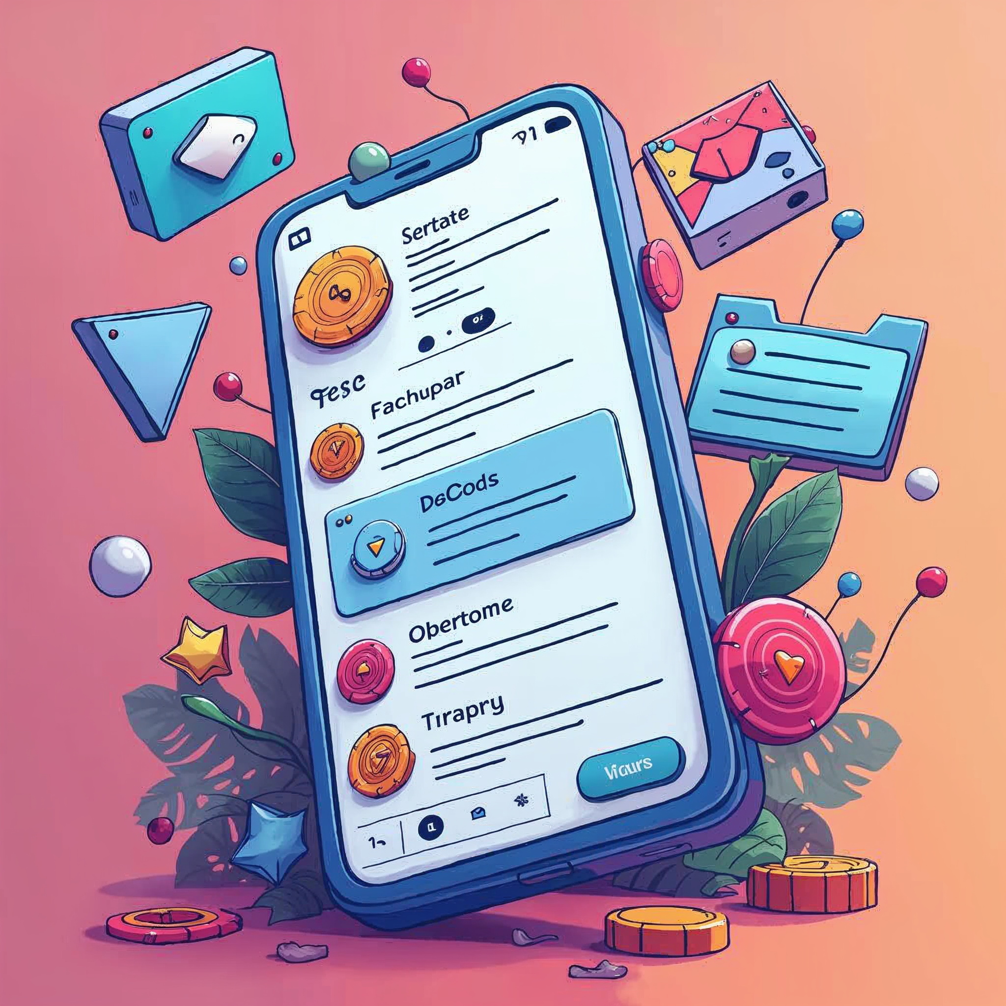 ΠΠΎΠΌΠΏΠ°ΠΊΡΠ½ΡΠΉ Mini App Ρ ΠΏΠ»ΠΎΡΠ½ΡΠΌΠΈ ΡΠΈΠΏΠ°ΠΌΠΈ ΠΈ ΠΊΠΎΡΠΎΡΠΊΠΈΠΌΠΈ ΠΊΠ°ΡΡΠΎΡΠΊΠ°ΠΌΠΈ ΠΏΠΎΠ»ΡΠ·ΠΎΠ²Π°ΡΠ΅Π»Π΅ΠΉ, Π½ΠΎΠ²ΠΎΡΡΠ΅ΠΉ ΠΈ ΠΏΡΠΎΠΊΡΠΈ Π½Π° ΡΠΊΡΠ°Π½Π΅ ΡΠ΅Π»Π΅ΡΠΎΠ½Π°