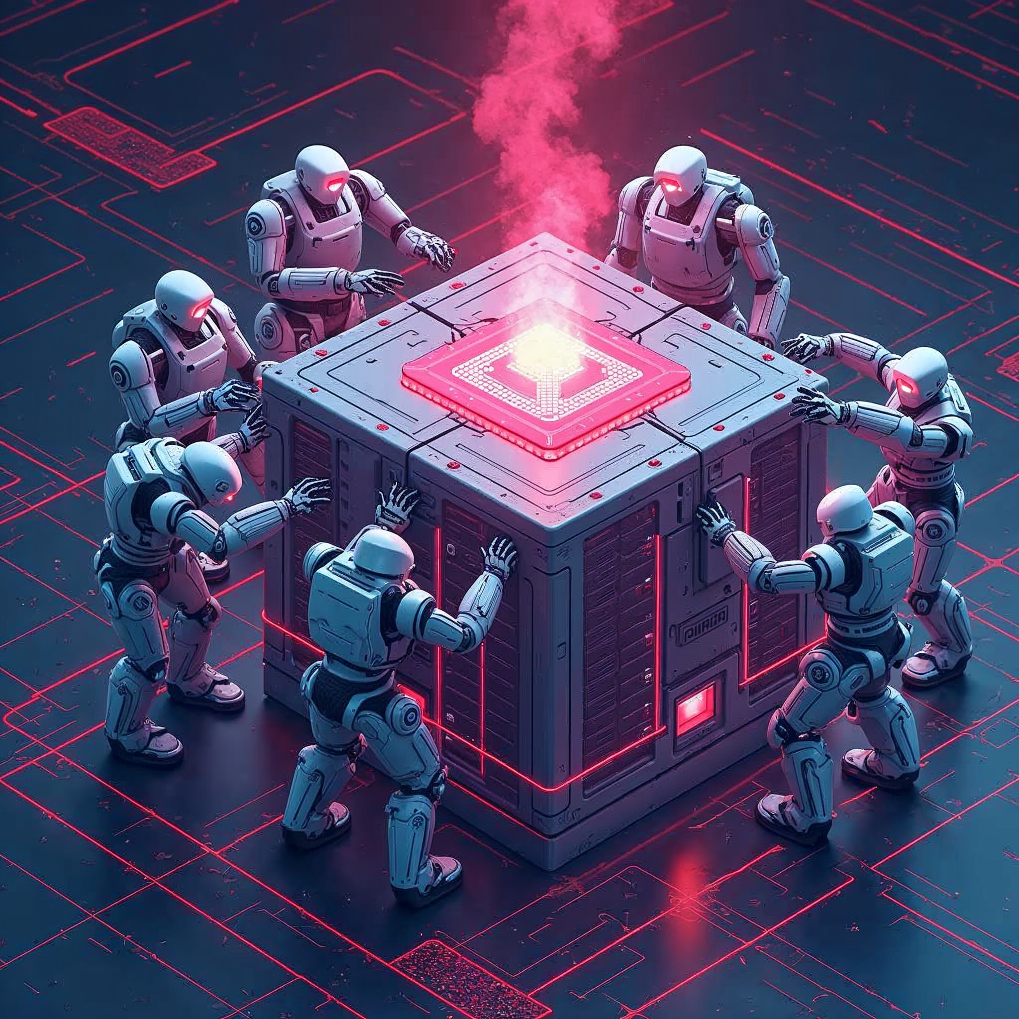 Иллюстрация к engineering update о multi-agent cube cleanup batch в tricode2.